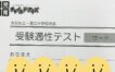 2025年11月3日開催の小学校受験適正テスト会のペーパー表紙